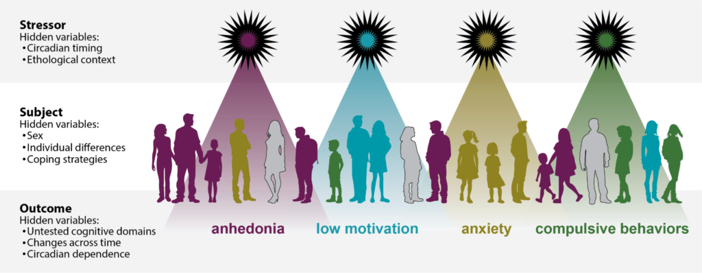 Hidden variables in stress neurobiology research (Holloway and Lerner, TINS, 2023).