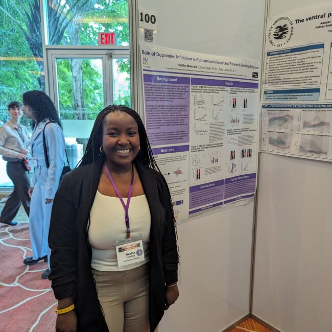 nkatha at her poster